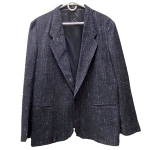 COTLER | Vintage Sports Coat Charcoal Gray Wool Blend Jacket Size 40